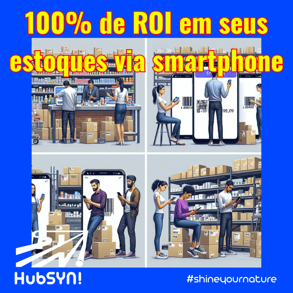 100% de ROI em seus estoques via smartphone